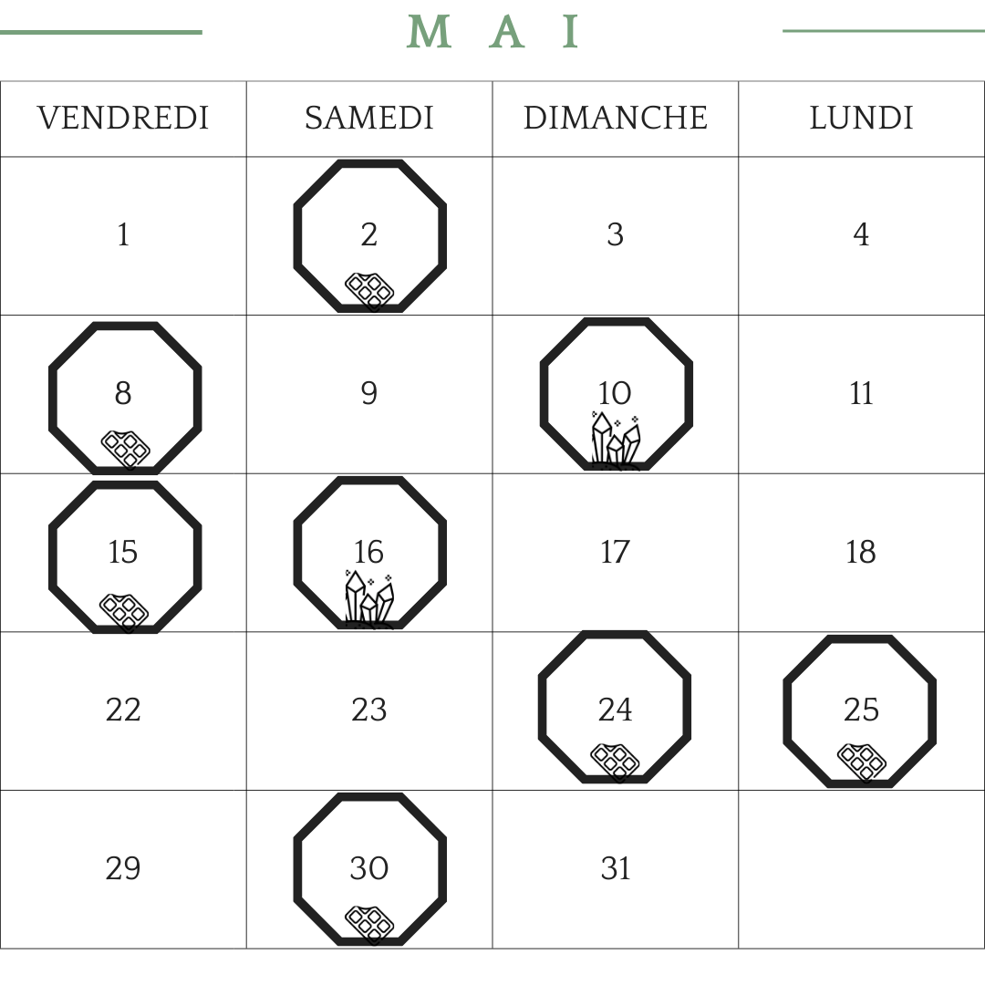 Agenda Mai 2026 Pierres Dorées Les Epicurieuses