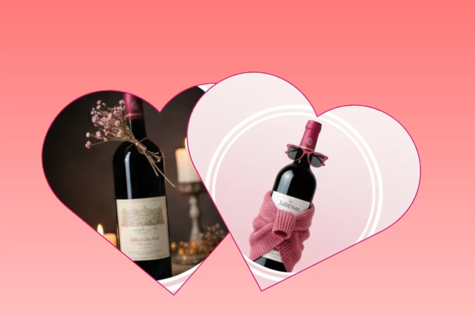 Sélection de vins du Beaujolais Saint-Amour et Brouilly pour une idée cadeau Saint-Valentin originale à Lyon, atelier oenologique immersif.