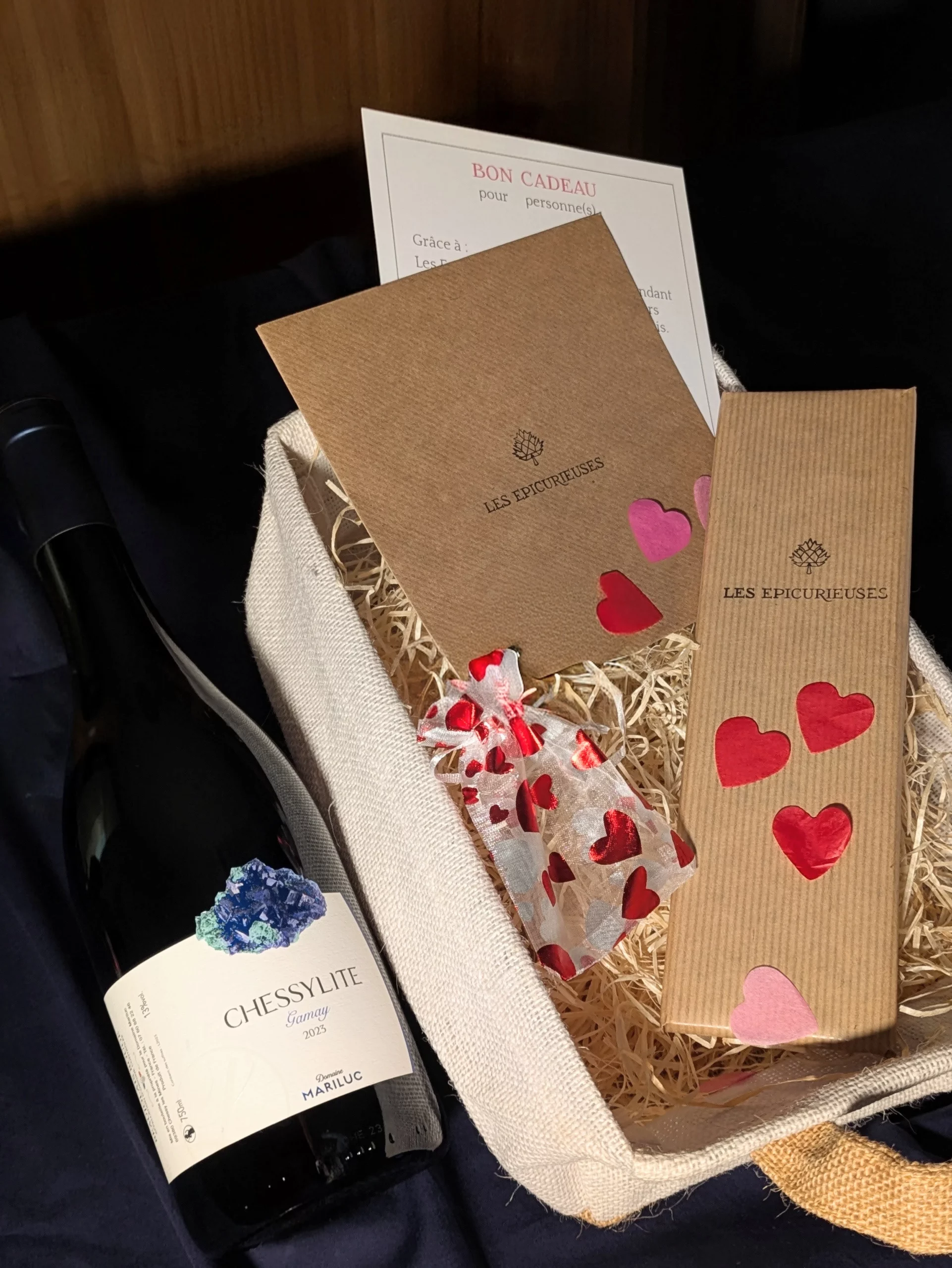 Box Gourmandises Les Epicurieuses Saint Valentin