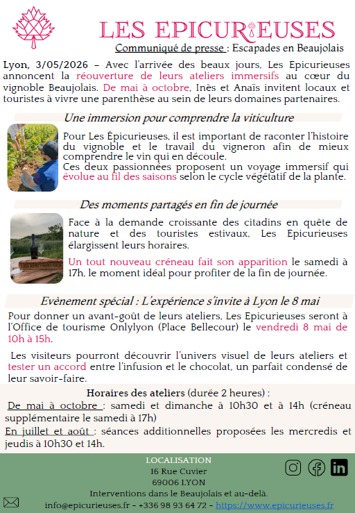 Communiqué de presse mai 2026