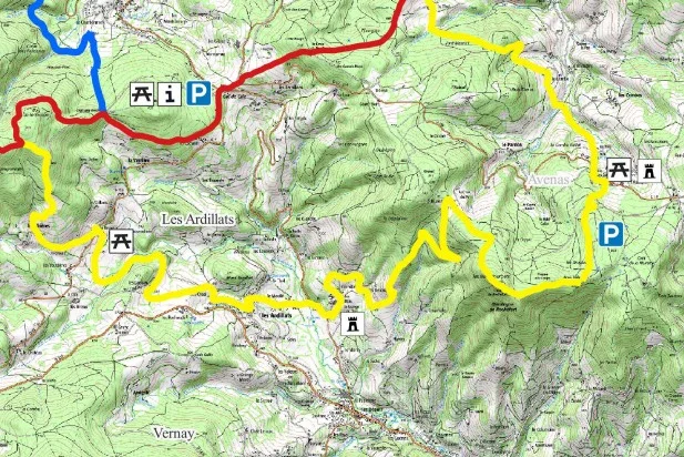 Circuit des crêtes cheval Beaujolais